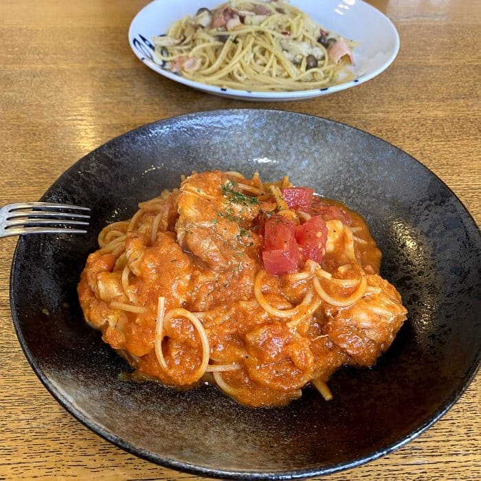 Cafe&Diner Belice トマトソースのパスタセット