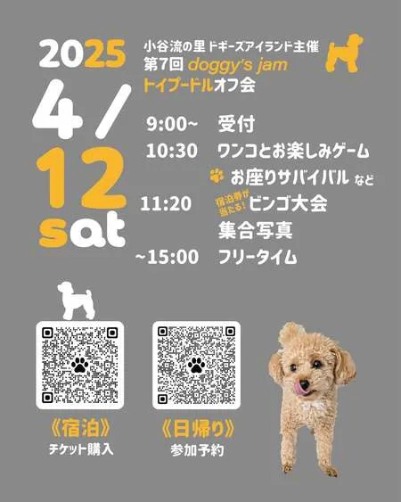 第7回 doggy's jam トイプードルオフ会