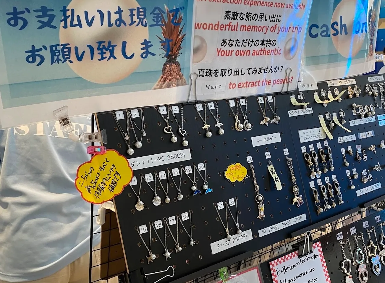 下田海中水族館 真珠取り出し体験