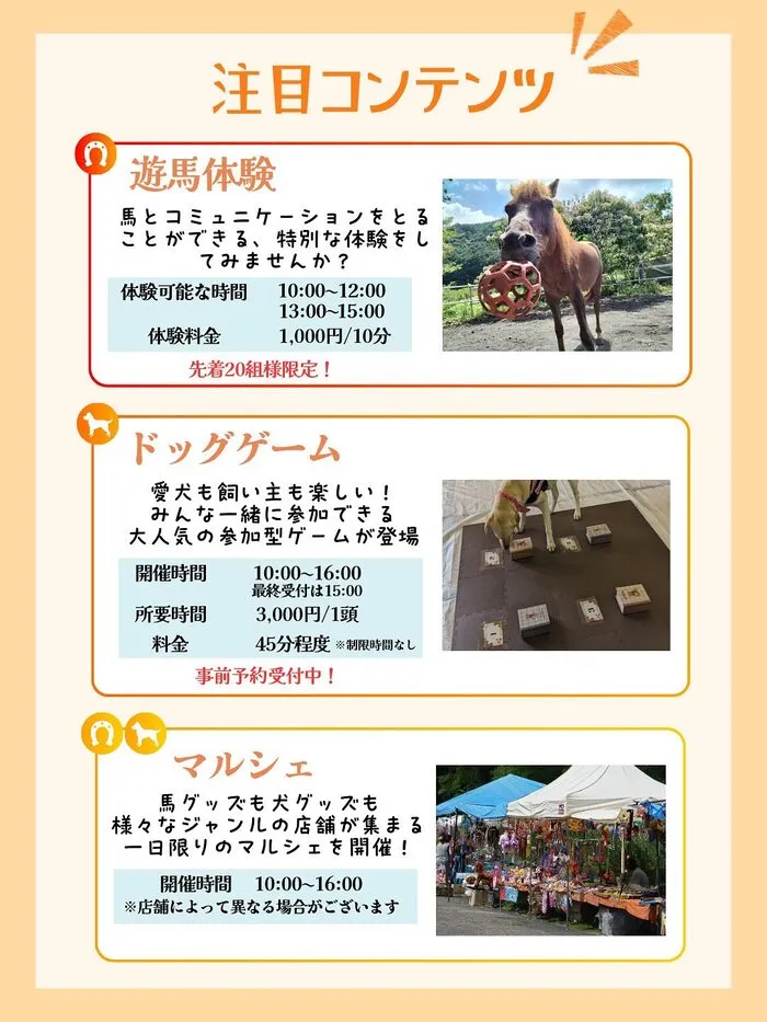 しっぽとひづめの秋祭り