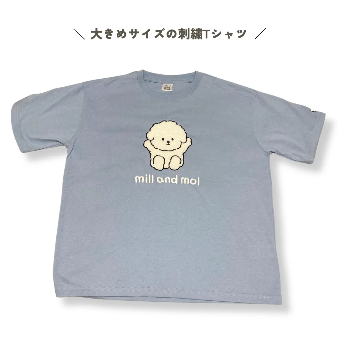 パシオス　ビションTシャツ　mill and moi