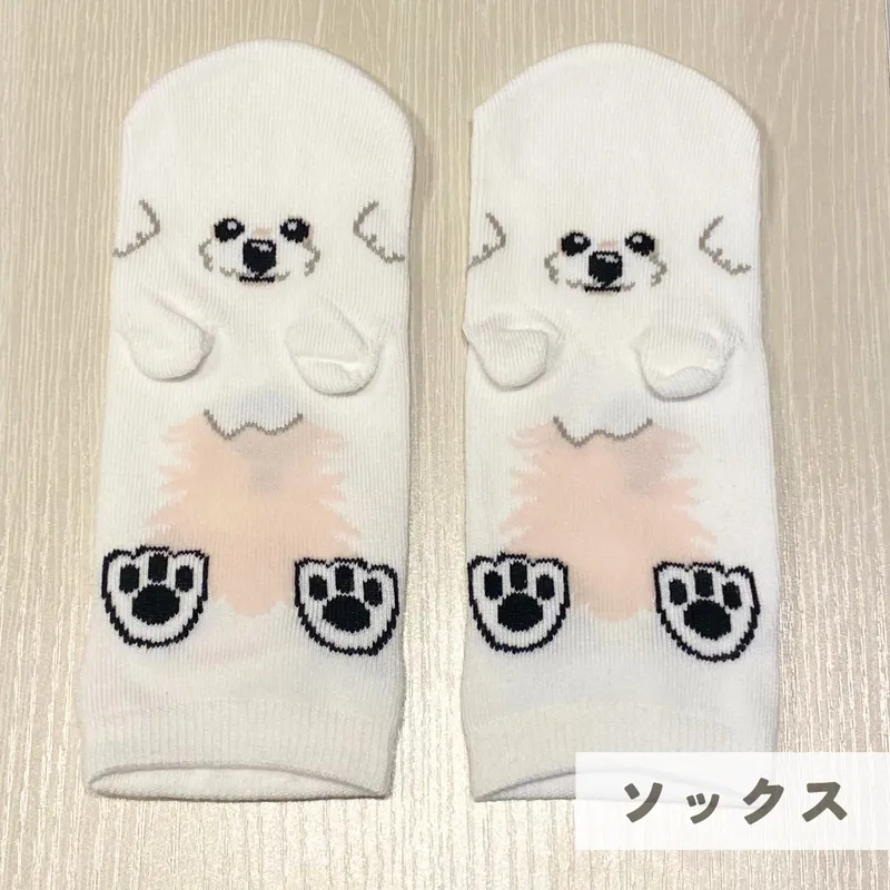 セリア　ビション　靴下