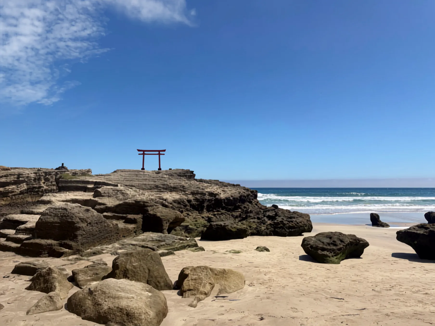 伊豆白濱神社 海岸鳥居